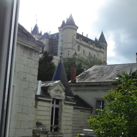 Vue Sur Chateau Et Loire Saumur Exterior foto